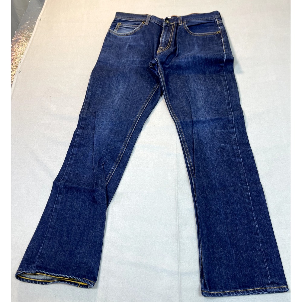 J Crew Jeans Mens 30x30 Blue‎ Denim Straight  Dark Wash Denim Adult 30X28